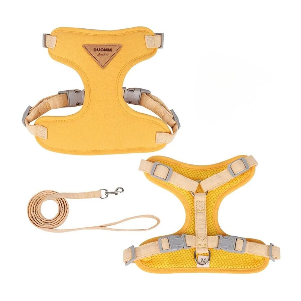 Soft Breathable Pet Harness & Leash — Small Dogs & Cats