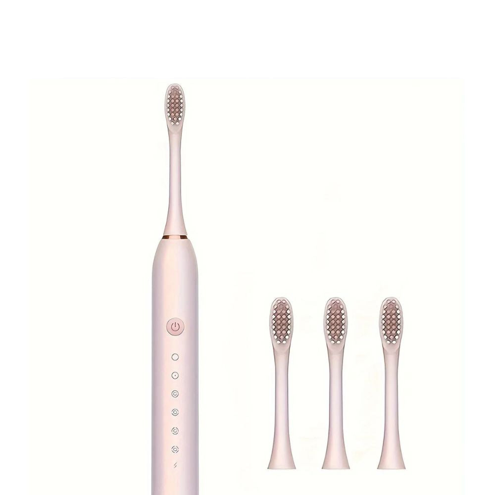 Soft Bristle Electric Toothbrush for Kids & Adults, 6-Speed