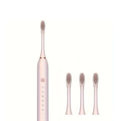 Soft Bristle Electric Toothbrush for Kids & Adults, 6-Speed