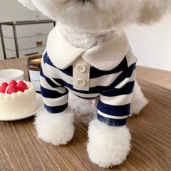 Cozy Knit Dog Sweater with Bow — Small Pet Hoodie