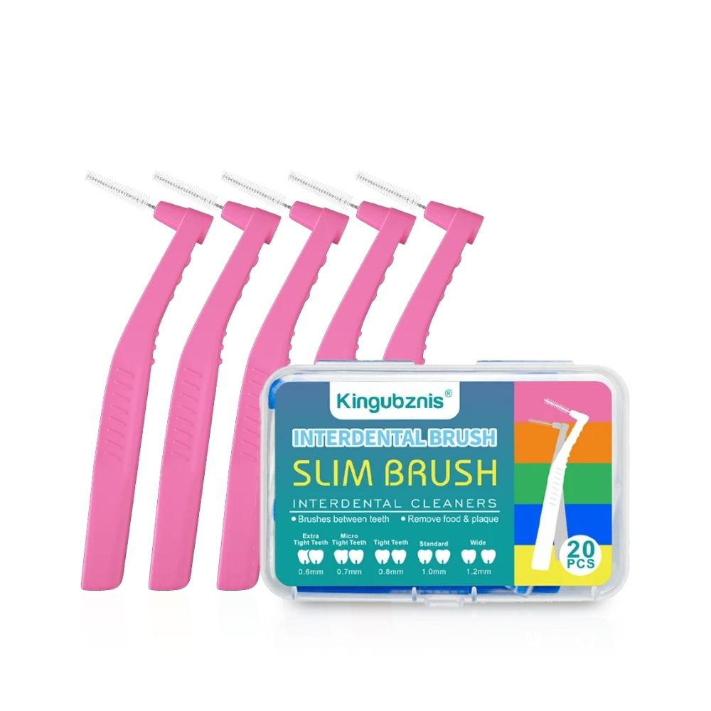 Soft Interdental Brushes 20pcs for Teeth & Braces Cleaning