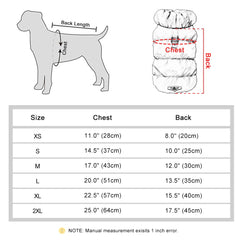 Soft Padded Dog Jacket for Small Medium Dogs