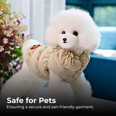 Soft Padded Dog Jacket for Small Medium Dogs
