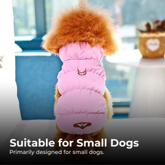 Soft Padded Dog Jacket for Small Medium Dogs