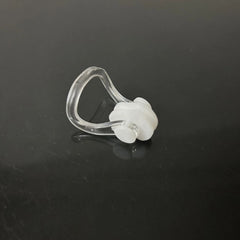 Soft Silicone Swim Nose Clip — Comfortable, Leak-Free - white