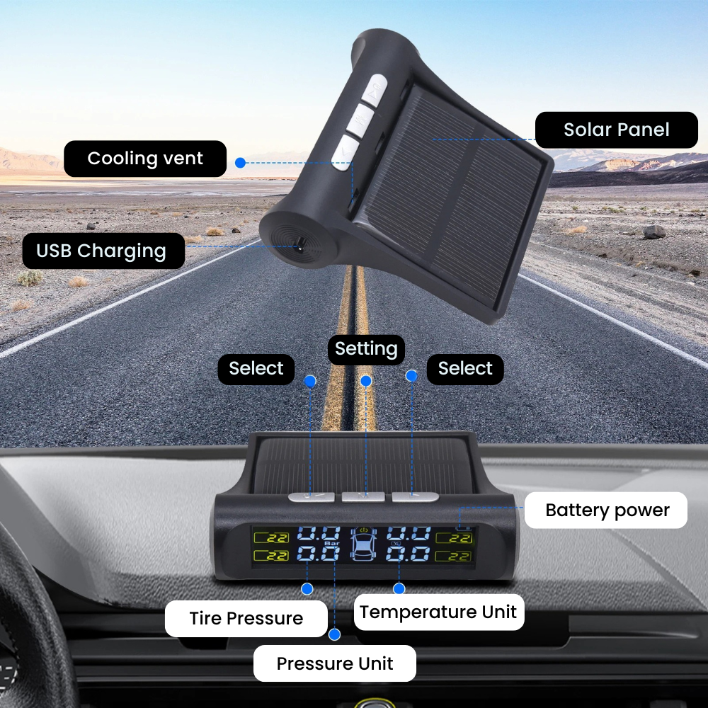 Solar_TPMS_Tire_Pressure_Monitoring_System_with_LCD_Display_-_Features