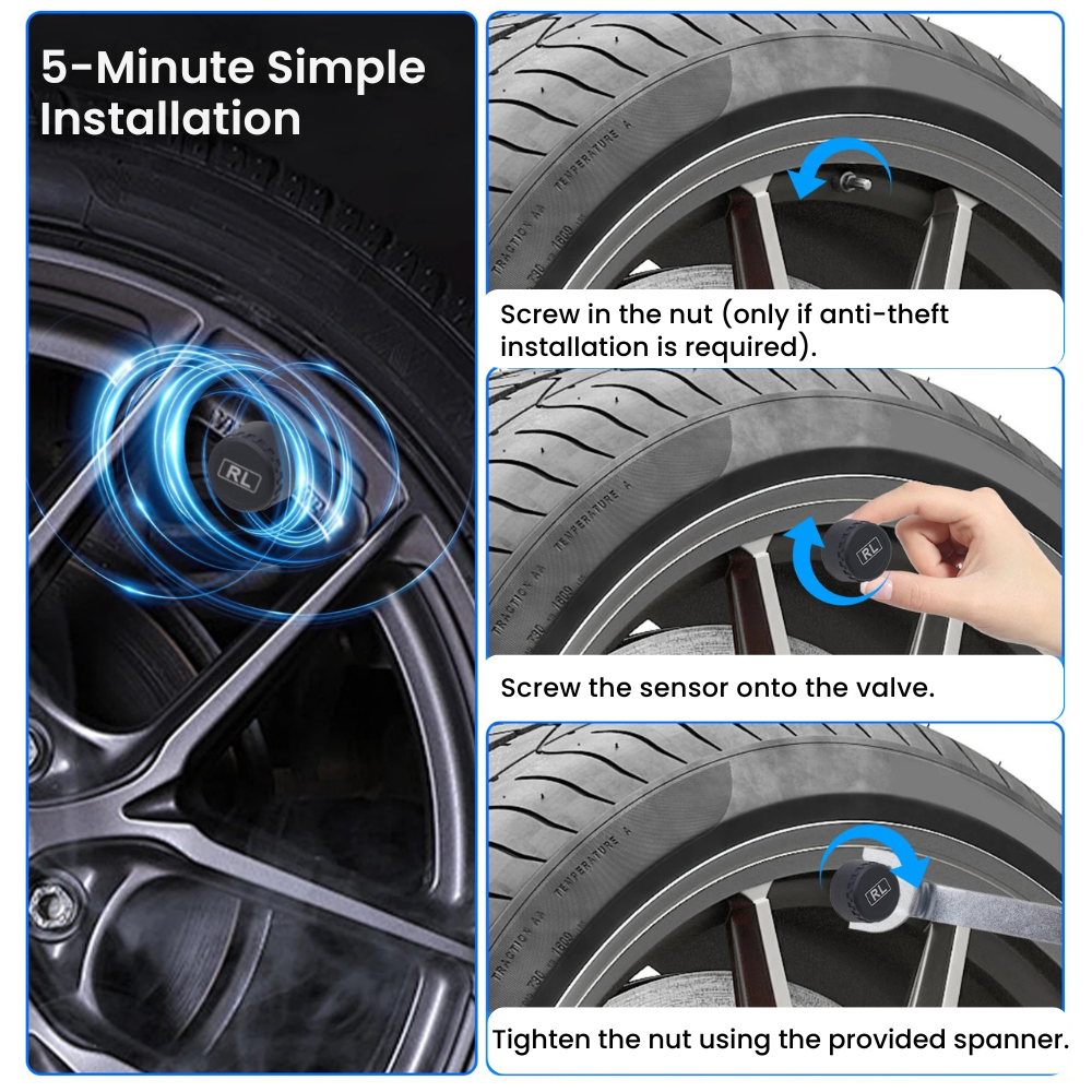 Solar_TPMS_Tire_Pressure_Monitoring_System_with_LCD_Display_-_Installation