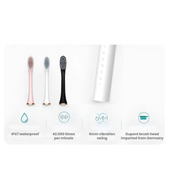 Sonic Electric Toothbrush USB Rechargeable 6 Modes IPX7