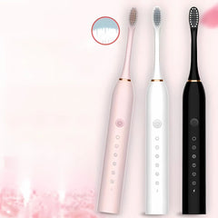 Sonic Electric Toothbrush USB Rechargeable 6 Modes IPX7
