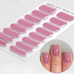 Sparkly Gradient Aurora Gel Nail Strips – UV/LED Compatible