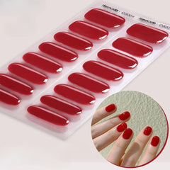 Sparkly Gradient Aurora Gel Nail Strips – UV/LED Compatible