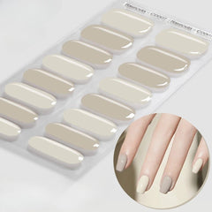 Sparkly Gradient Aurora Gel Nail Strips – UV/LED Compatible