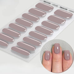 Sparkly Gradient Aurora Gel Nail Strips – UV/LED Compatible
