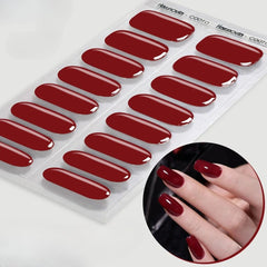 Sparkly Gradient Aurora Gel Nail Strips – UV/LED Compatible
