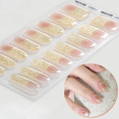 Sparkly Gradient Aurora Gel Nail Strips – UV/LED Compatible