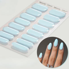 Sparkly Gradient Aurora Gel Nail Strips – UV/LED Compatible