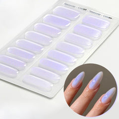 Sparkly Gradient Aurora Gel Nail Strips – UV/LED Compatible