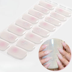 Sparkly Gradient Aurora Gel Nail Strips – UV/LED Compatible