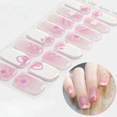 Sparkly Gradient Aurora Gel Nail Strips – UV/LED Compatible