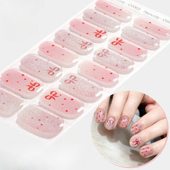 Sparkly Gradient Aurora Gel Nail Strips – UV/LED Compatible