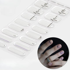 Sparkly Gradient Aurora Gel Nail Strips – UV/LED Compatible