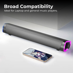 Bluetooth PC Speaker Bar Subwoofer for Laptop