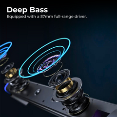 Bluetooth PC Speaker Bar Subwoofer for Laptop