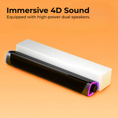 Bluetooth PC Speaker Bar Subwoofer for Laptop