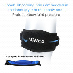 Sports Shock-Absorbing Elbow Support Strap