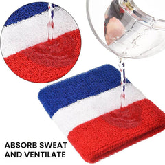 Sports Sweatband & Wristband Set – Cotton Comfort
