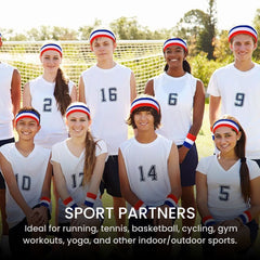 Sports Sweatband & Wristband Set – Cotton Comfort