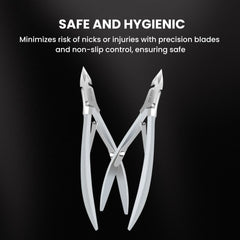 Stainless Steel Cuticle Nipper for Nails & Dead Skin