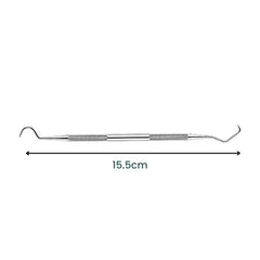 Stainless Steel Dental Pick Tool Kit – Scraper, Probe & Remover