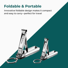 Stainless Steel Nail Cutter Set – File, Scissors, Opener