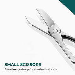Stainless Steel Nail Cutter Set – File, Scissors, Opener