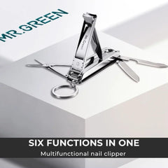 Stainless Steel Nail Cutter Set – File, Scissors, Opener