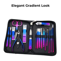 Stainless Steel Nail Kit – Manicure & Pedicure Set