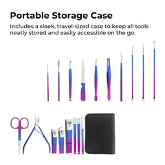 Stainless Steel Nail Kit – Manicure & Pedicure Set