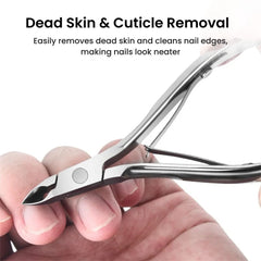Stainless Steel Nail Nipper Cuticle Remover for Pedicure