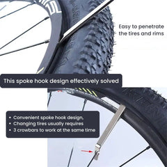 Stainless Steel Bicycle Tire Levers & Repair Tools