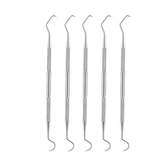 Stainless Steel Dental Pick Tool Kit – Scraper, Probe & Remover