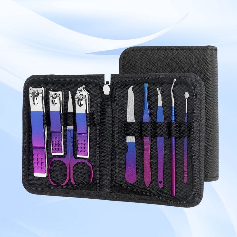 Stainless Steel Nail Kit – Manicure & Pedicure Set