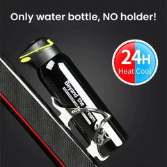 Stainless Steel Vacuum Bicycle Water Bottle with Straw