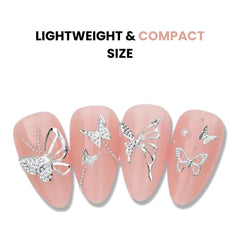 Star Nail Studs 100pcs Gold Silver Mix | Manicure Charms