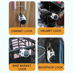 Steel Cable Password Lock – Bike Security