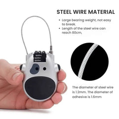 Steel Cable Password Lock – Bike Security
