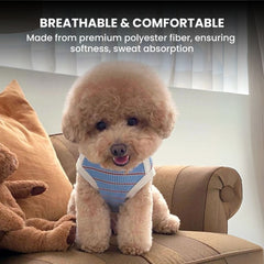 Striped Dog Vest Summer Shirt Cat Clothes Breathable Pet