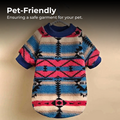 Warm Striped Pet Sweatshirt for Dogs & Cats