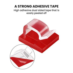 Strong Adhesive Cable Clips — Wire Organizer (50pcs)