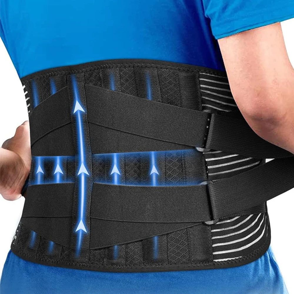 Adjustable Lumbar Back Support Belt for Pain Relief